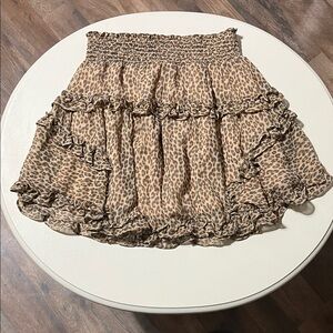 Urban Outfitters Animal Print Mini Skirt